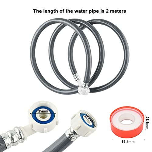 DODUOS 2m Universal Washing Machine Inlet Hose