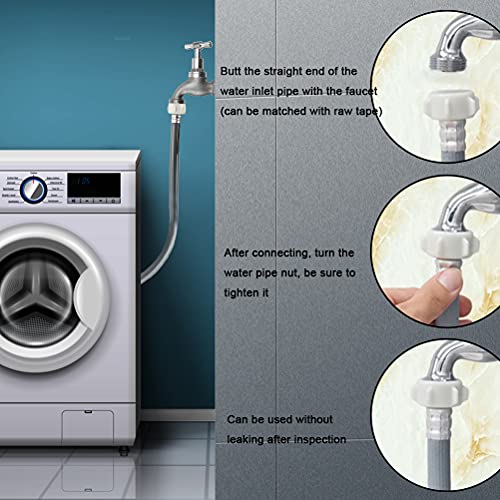 DODUOS 2m Universal Washing Machine Inlet Hose