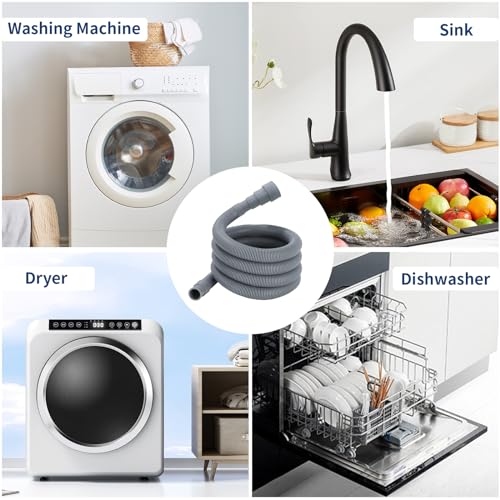 2m Washing Machine Drain Hose Extension Kit