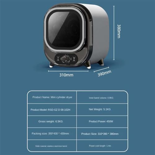 Compact Portable 5kg Ventilated Tumble Dryer