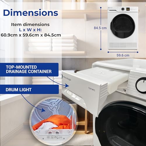 White Knight 8kg Sensor Condenser Tumble Dryer