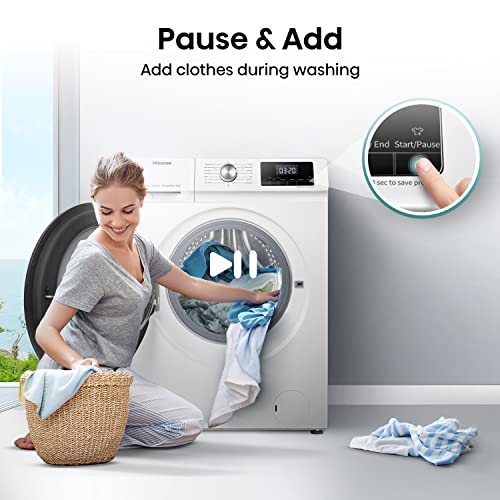 Hisense 10 KG Freestanding Washing Machine, 1400 RPM