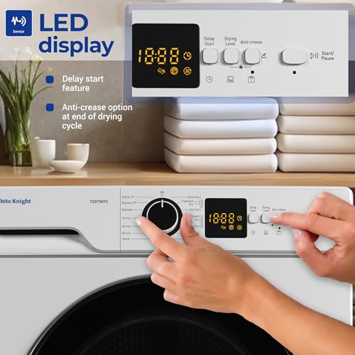 White Knight 8kg Sensor Condenser Tumble Dryer