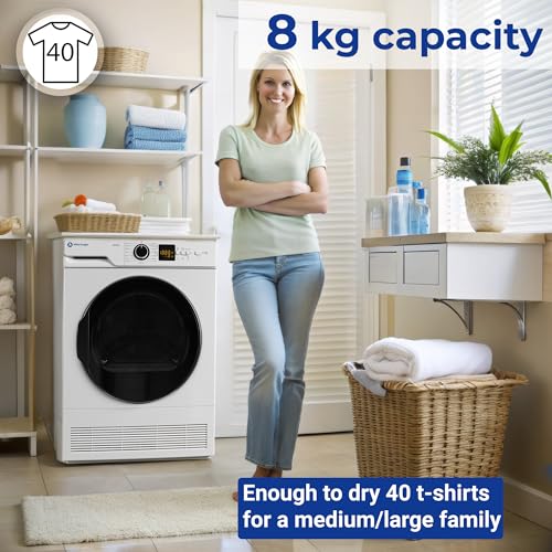 White Knight 8kg Sensor Condenser Tumble Dryer
