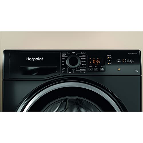 Hotpoint 9kg 1600rpm Black Washing Machine