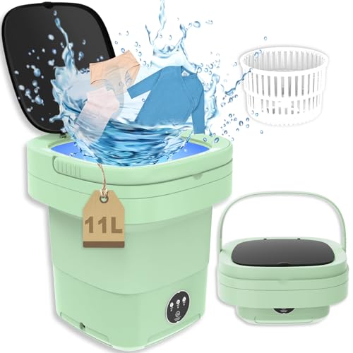 Compact 2-in-1 Portable Washing Machine for Travel