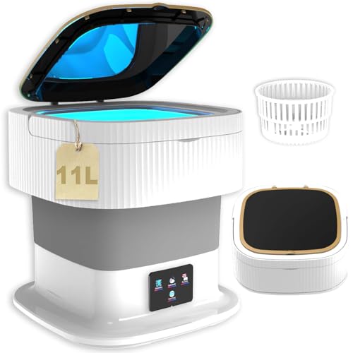 11L Mini Portable Folding Washing Machine for Travel