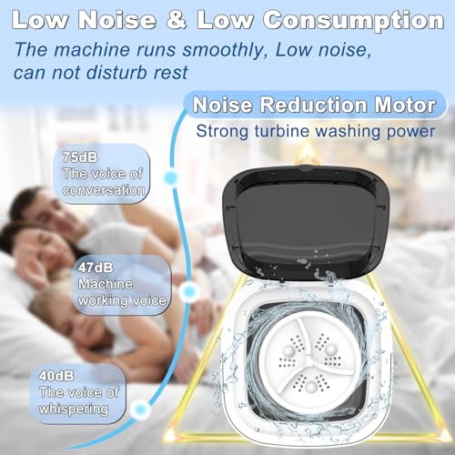 11L Mini Portable Folding Washing Machine for Travel