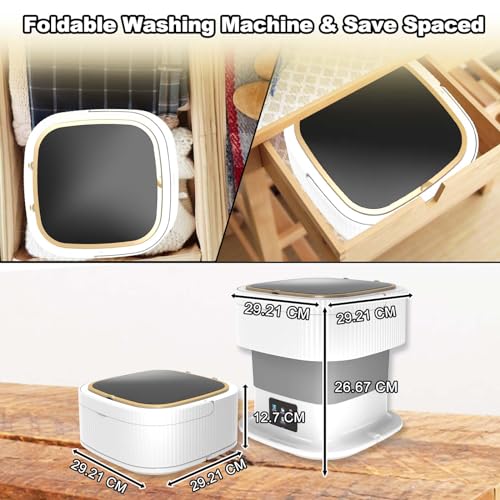 11L Mini Portable Folding Washing Machine for Travel