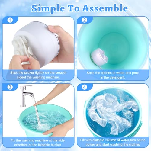 Portable Mini Washing Machine for Home and Travel