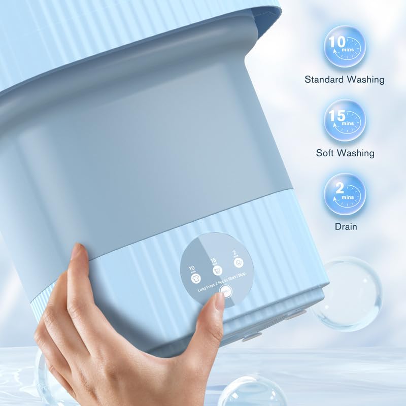 Compact 10L Portable Washing Machine for Small Items