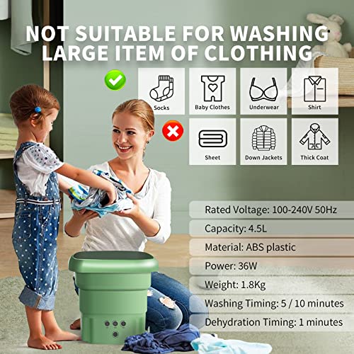 Portable Mini Washing Machine for Travel and Camping