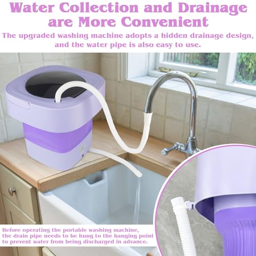 Portable 2-in-1 Mini Washing Machine and Dryer