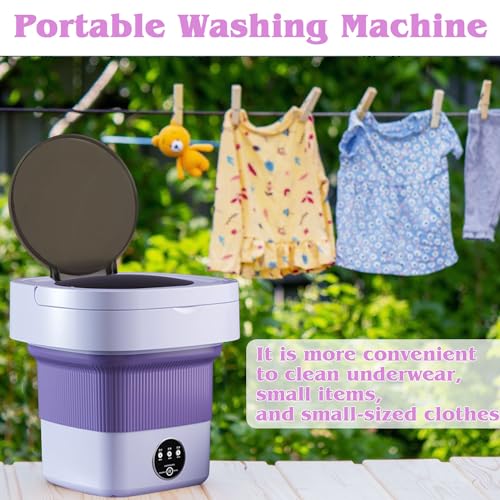 Portable 2-in-1 Mini Washing Machine and Dryer