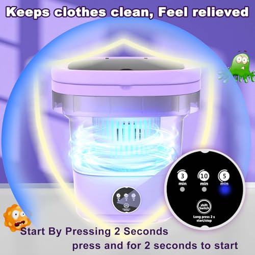 Portable 11L Mini Washing Machine for Travel