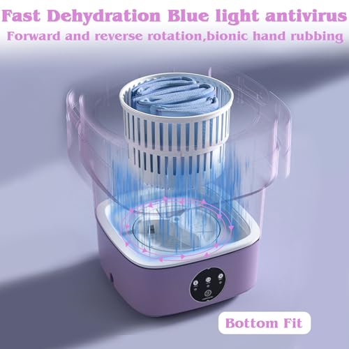 Portable 2-in-1 Mini Washing Machine and Dryer