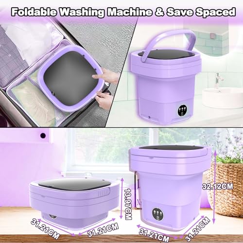 Portable 11L Mini Washing Machine for Travel