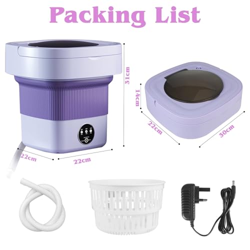 Portable 2-in-1 Mini Washing Machine and Dryer