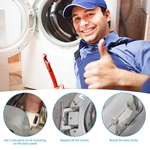 Universal Washer Door Hinge Replacement Part 6.1x4.5in