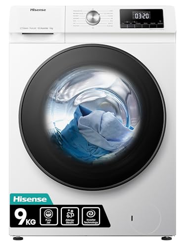 Hisense 9 KG Front Load Washing Machine, White
