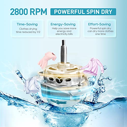 Umelome 6kg Energy Efficient Spin Dryer