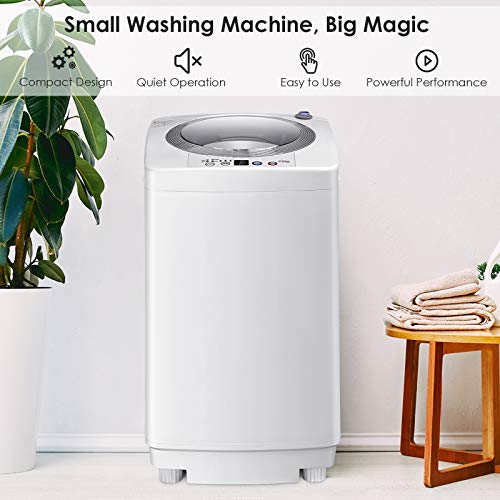 COSTWAY 2-in-1 Compact Washer and Spin Dryer