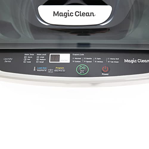 Magic Clean Portable Washing Machine, 8 Cycles, Compact