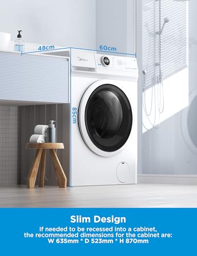 Midea 7kg Freestanding Washing Machine with Steam Care