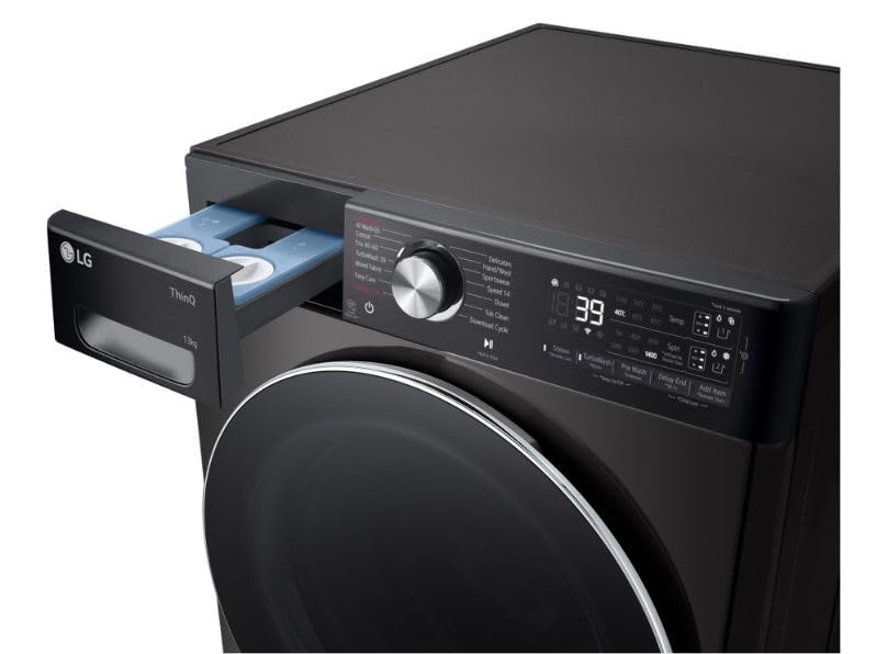 EZDispense™ 13kg TurboWash™ Washing Machine in Black