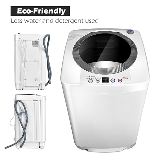 COSTWAY 2-in-1 Compact Washer and Spin Dryer