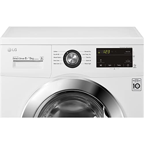 8Kg Washer Dryer, 1400 rpm, Quick Wash, White