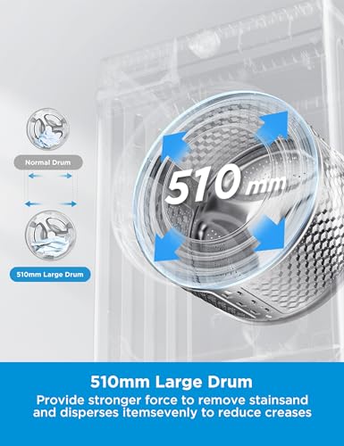 Midea 7kg Freestanding Washing Machine with Steam Care