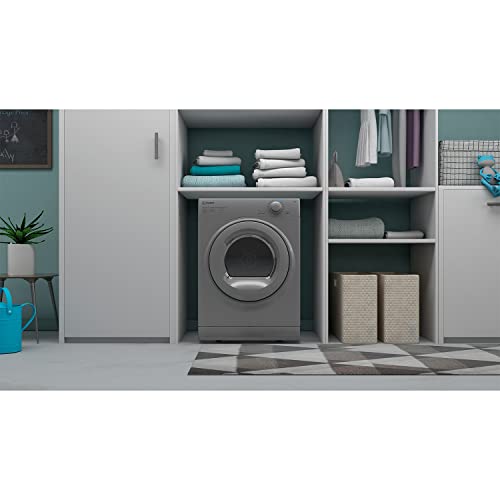 Indesit I1D80S 8kg Vented Tumble Dryer - Silver