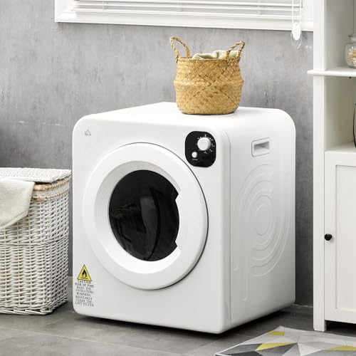 HOMCOM 6kg Portable Vented Tumble Dryer