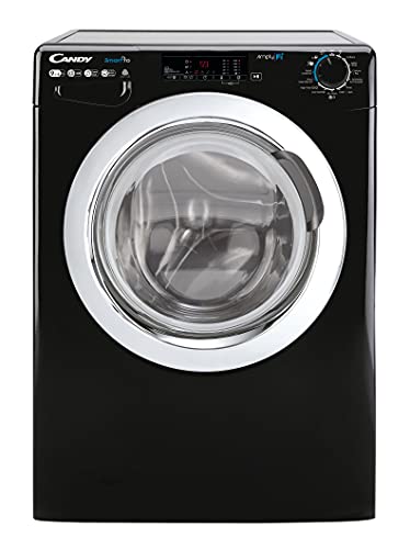 Candy Smart Pro Washer Dryer, 9Kg Wash, Black