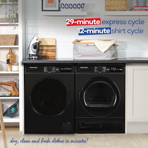 Russell Hobbs 8kg Condenser Tumble Dryer - Black