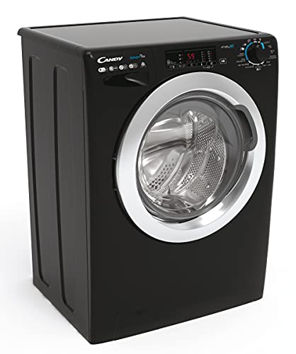 Candy Smart Pro Washer Dryer, 9Kg Wash, Black