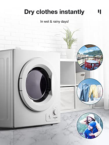 Compact 4KG Vented Tumble Dryer with Auto Modes
