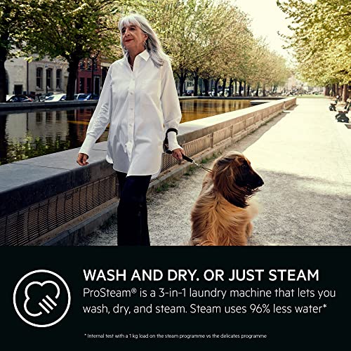 AEG 7000 Series 8kg Washer Dryer, White