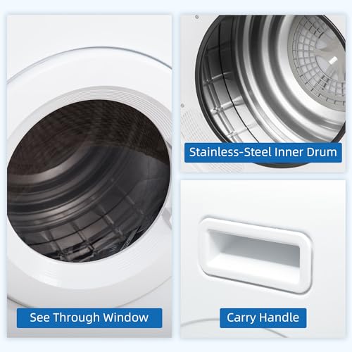 HOMCOM 6kg Portable Vented Tumble Dryer