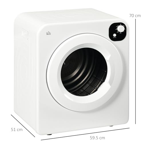 HOMCOM 6kg Portable Vented Tumble Dryer