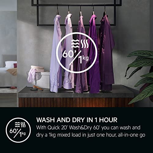 AEG 7000 Series 8kg Washer Dryer, White