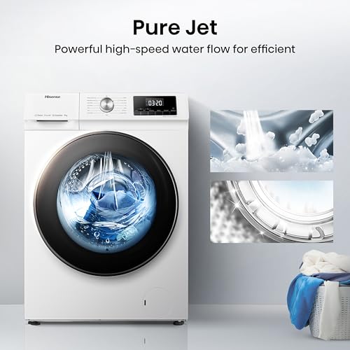 Hisense 8kg Front Load Washer Dryer - White