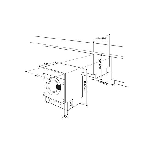 Hotpoint Integrated Washer Dryer 7kg Wash 5kg Dry