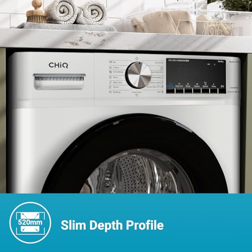 CHiQ 10KG Slim Front Load Washing Machine