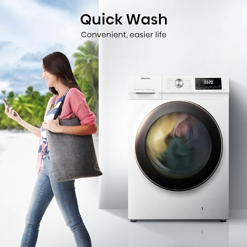 Hisense 8kg Front Load Washer Dryer - White