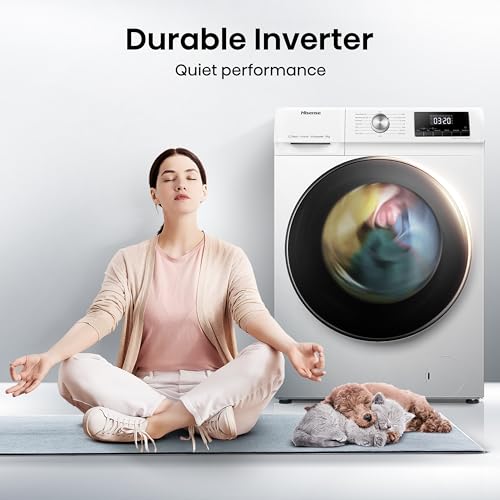 Hisense 8kg Front Load Washer Dryer - White