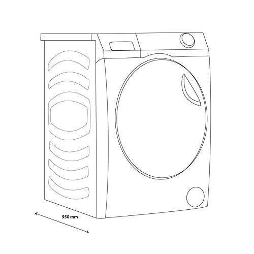 Haier Freestanding Washer Dryer, 10kg Wash, 1400RPM