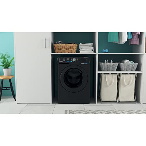 Indesit 8kg Washer Dryer 1400rpm - Black