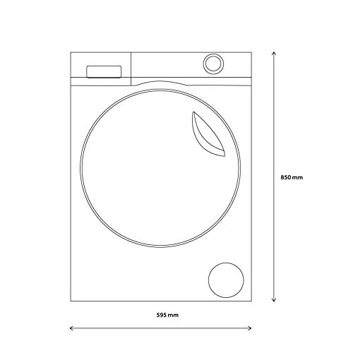 Haier HWD120-B14979 Freestanding Washer Dryer, 12kg/8kg